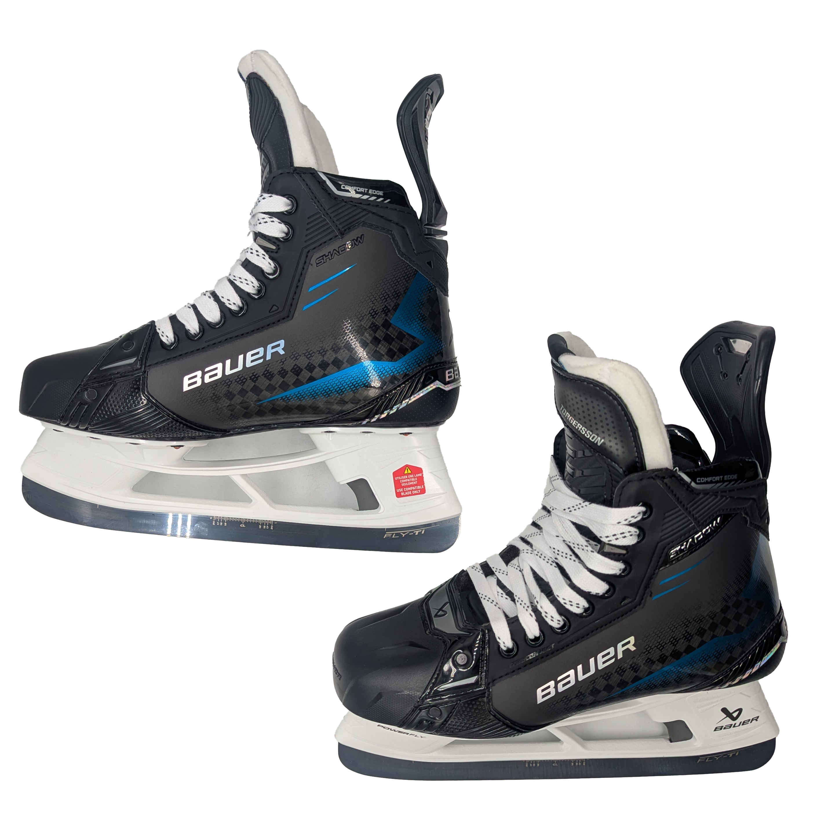 Patins de hockey Bauer Supreme Shadow - AHL Pro Stock - Taille L9.5 R9